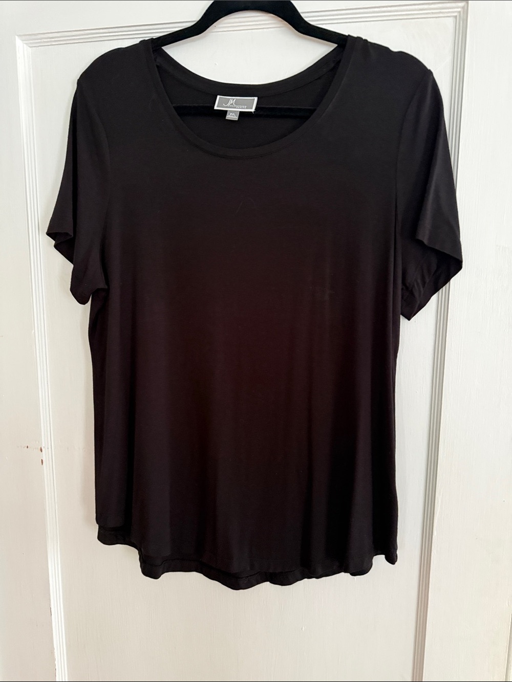JM Collection Petite Black Top
